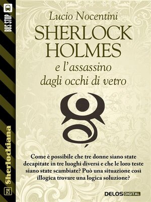cover image of Sherlock Holmes e l'assassino dagli occhi di vetro